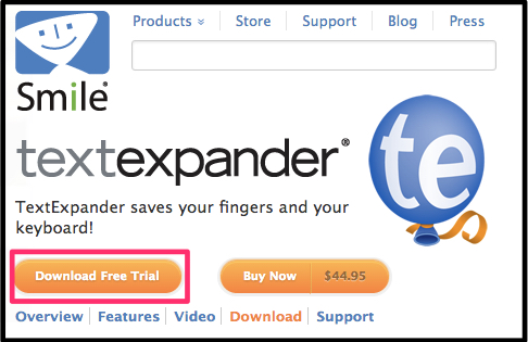 mac版textexpander5の無料トライアル版の利用方法